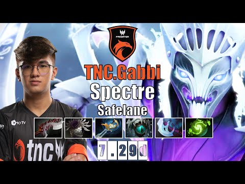 Spectre Safelane | TNC.Gabbi | SPECTRE ARCANA INSANE 21 KILLS | 7.29d Gameplay Highlights