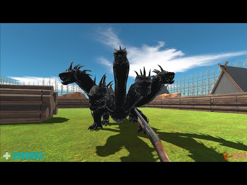 AVATAR RIFLE GUN FPS PERSPECTIVE DEATH RUN - Animal Revolt Battle Simulator