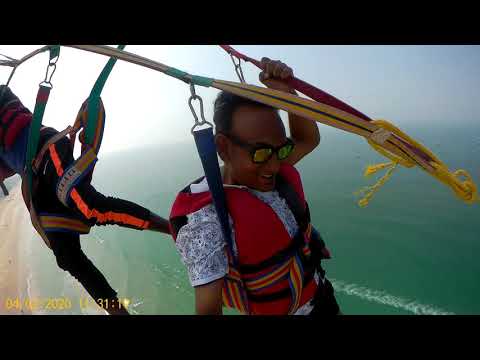 GOA PARASAILING COLVA BEACH..4 February 2020