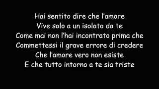 A Un Isolato Da Te - Francesco Renga (Testo)