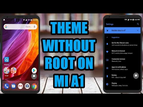 mi a1 theme store themes in apks | change theme without root or andromeda on mi a1 on oreo Video