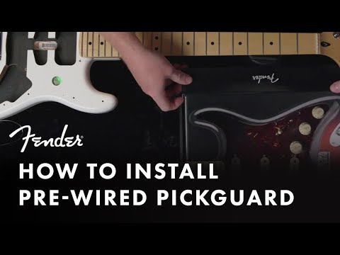 How To Install A Pre-Wired Pickguard | Fender