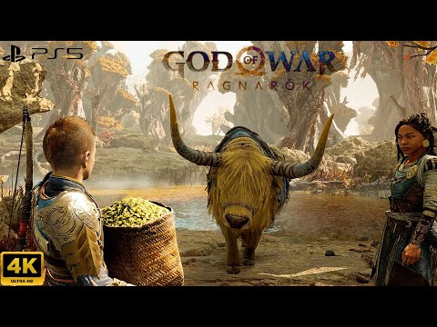 GOD OF WAR RAGNAROK Gameplay Walkthrough Part 13 FULL GAME [ PS5   4K ULTRA HD ] - No Commentary