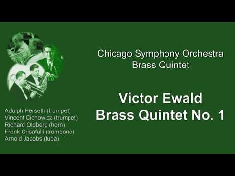 Chicago Symphony Orchestra Brass Quintet: Ewald Quintet No 1. From the 1960's. (Brass Ensemble)