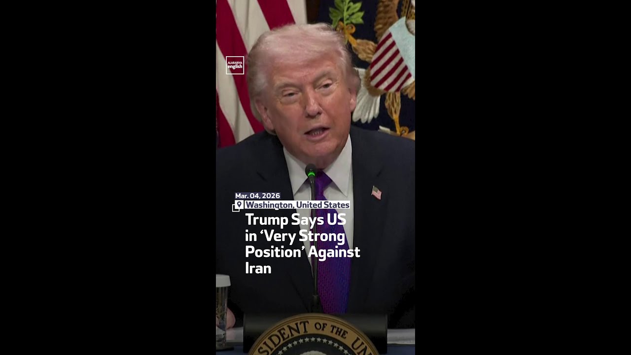 Video | Trump Says US in ‘Very Strong Position’ Against Iran