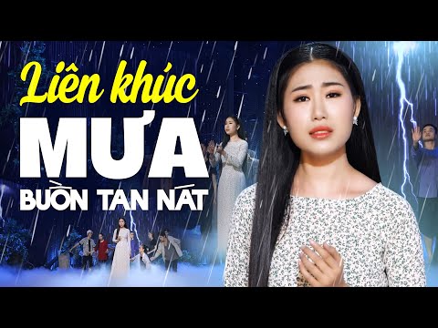 LK Mưa Buồn Mộc Anh Nghe Tan Nát Cõi Lòng - Nhạc Bolero Buồn CẤM NGHE Về Đêm