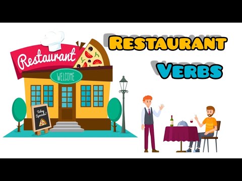 Verbos de restaurante | Palavras em inglês | Aula de inglês