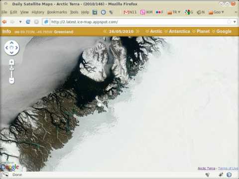 Screencast ice-map.appspot.com