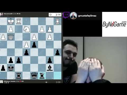 #3  GM MUSTAFA YILMAZ KÖRLEME SATRANÇ OYNUYOR!