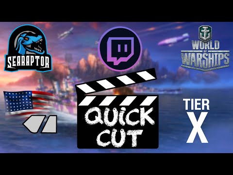 World of Warships - Quick Cut: Tier X American Cruiser USS Des Moines (Dirigible Derby)