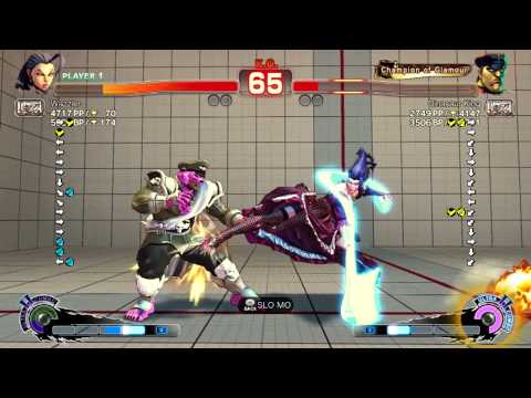 ◢ EG Justin Wong ( Rose ) Vs Dinasaur King ( Bison ) - USF4 PC 1080p ◣