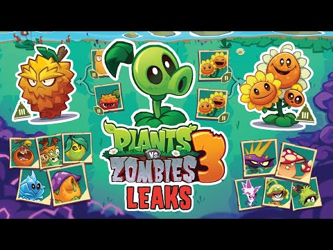 New Plants, Zombies and FUSIONS in Plants vs. Zombies 3! BIG LEAKS!