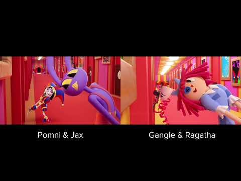 Daisy Bell sing it: Pomni & Jax VS Ragatha & Gangle (The Amazing Digital Circus)