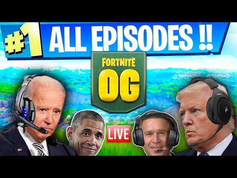US Presidents Plays OG Fortnite 1-4