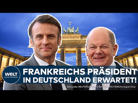 Video Thumbnail: STAATSBESUCH IN DEUTSCHLAND: Emmanuel Macron möchte mit Olaf Scholz über Differenzen sprechen!