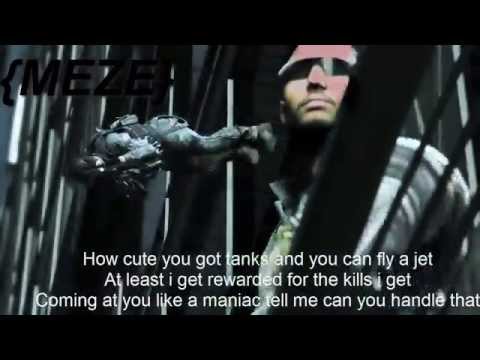 RAP BATTLE - COD GHOSTS VS BATTLEFIELD 4 LYRICS