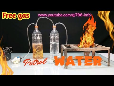 ghar mein gas banane ka tarika | petrol and water gas
