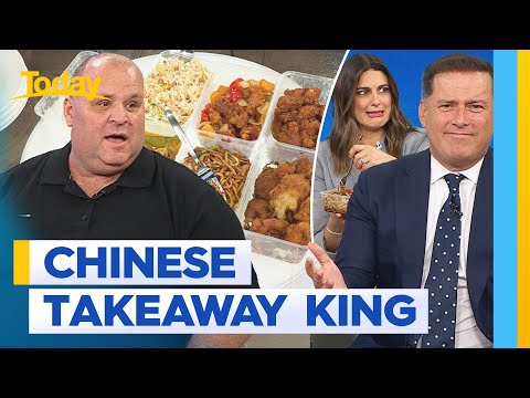 Viral TikTok sensation ‘Big John’ puts Aussie Chinese takeaway to the test | Today Show Australia