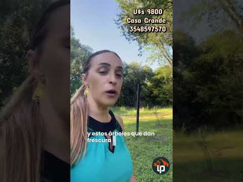 Terreno en venta!!! Casa Grande en Córdoba!!! Oportunidad #naturaleza