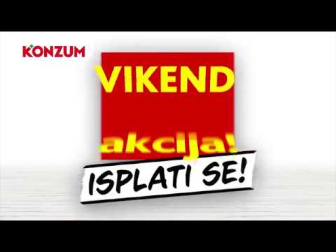 Konzum vikend akcija od 26.-28.05.2017.