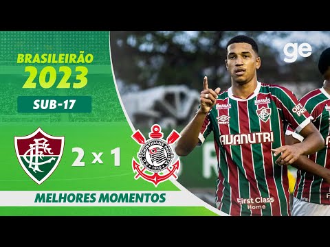 FLUMINENSE 2 X 1 CORINTHIANS | MELHORES MOMENTOS | BRASILEIRÃO SUB-17 | ge.globo