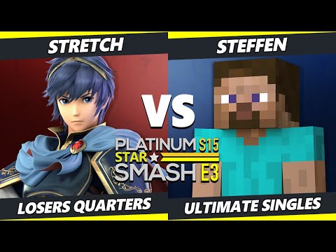 PSS S15:E3 Losers Quarters - Steffen (Steve) Vs. Stretch (Marth) SSBU Ultimate Tournament