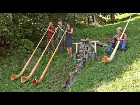 Zwerge - witziges Stück der Alphorngruppe alphorn-absolut-berlin アルプホルン