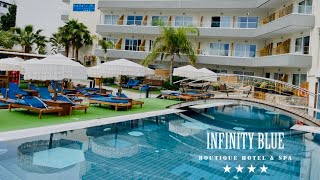 Infinity Blue Boutique Hotel & Spa, Hersonissos, Crete (4K 60fps)