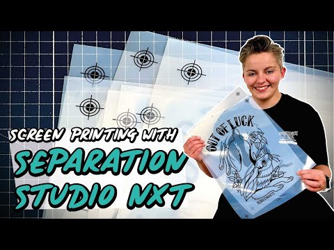 How to separate artwork for screen printing using Separation Studio NXT