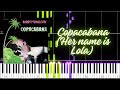Copacabana (Her name is Lola) | Barry Manilow PIANO TUTORIAL (Sheet in the description)