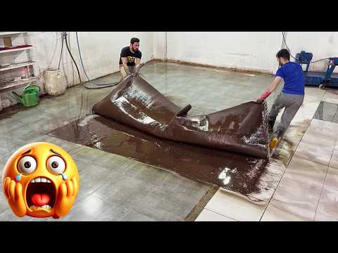 This Filthy Rug TRIGGERED Me… Until the Colourful Reveal 😳🔥 Satisfying ASMR Carpet Cleaning.