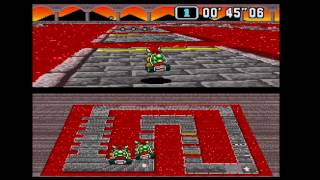 Super Mario Kart - Bowser Castle 1 in 1'27"86