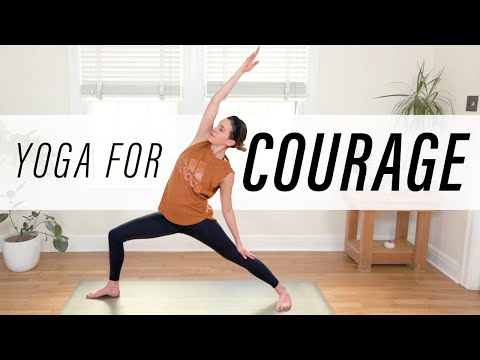 Yoga For Courage  |  28-Minute Home Yoga thumnail