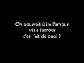 ? Emmanuel Moire - Ne S'aimer Que La Nuit ? (Paroles / Lyrics /Letra) HQ