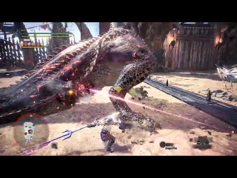 MH World: Iceborne | Challenge Quest 2: MR Expert Savage Deviljho Insect Glaive solo 3'33'65