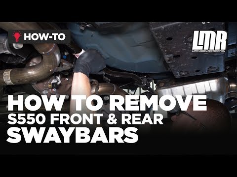 How To Remove S550 Mustang Front & Rear Sway Bars (2015-2023)