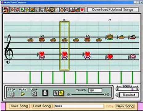Take On Me by A-Ha on Mario Paint Composer
