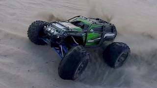 Traxxas Summit beach running using a Gopro Hero 7 Black as FPV and a Gopro Hero 5 Session