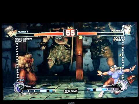 SSF4: Kiryu Tsukimiya (Guy) vs Haneyama (Chun Li) - Japanese XBL ranked