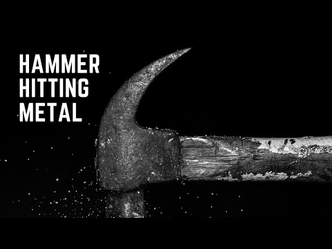 Hammer Hitting Metal