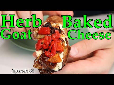 Herb Baked Goat Cheese Dip Recipe