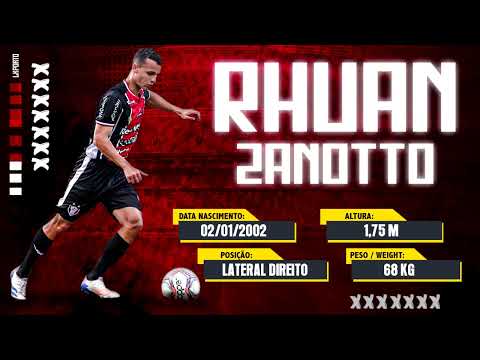 Video de lances do lateral Rhuan Zanotto Martins 21/22