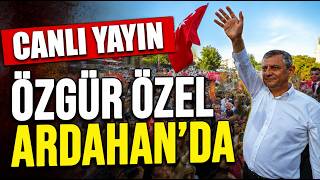 Özgür Özel Ardahan'da Ardahan Karagöl Mahallesi'nde pazar yerini ziyar