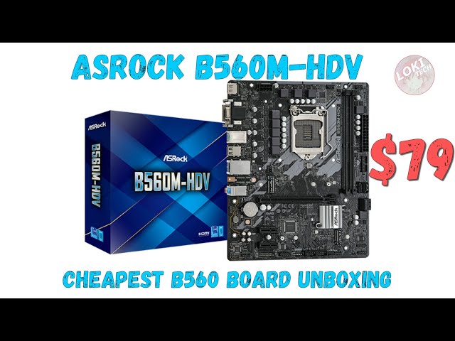 Mainboard ASRock B560M-HDV