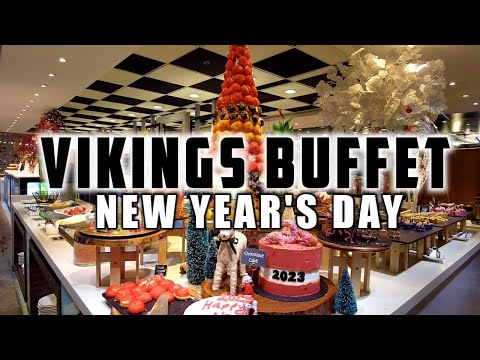 [4K] New Years Day 2023 Festive Dinner Buffet at VIKINGS SM MEGAMALL Branch!