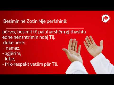 III. Besimi ne Zotin Një