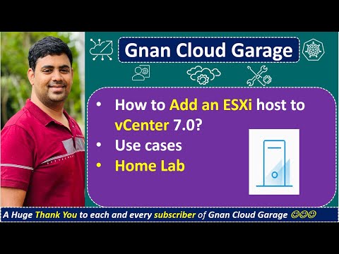 7. How to Add an ESXi host to vCenter 7.0?  | Use cases | Home Lab