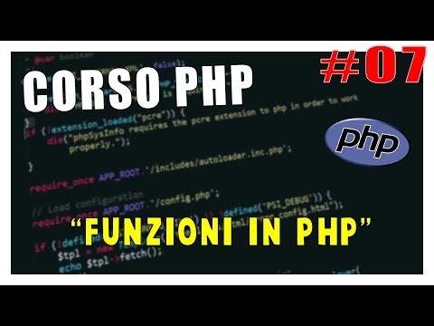FUNZIONI IN PHP - Corso PHP #7 | Vita Da Founder