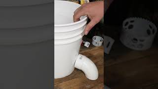 DIY Bucket Chicken Feeder #shorts