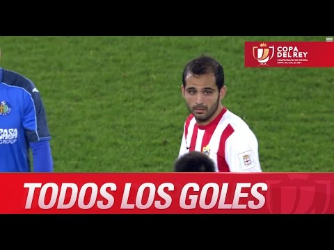 Todos los goles de UD Almería (1-1) Getafe CF - HD Copa del Rey